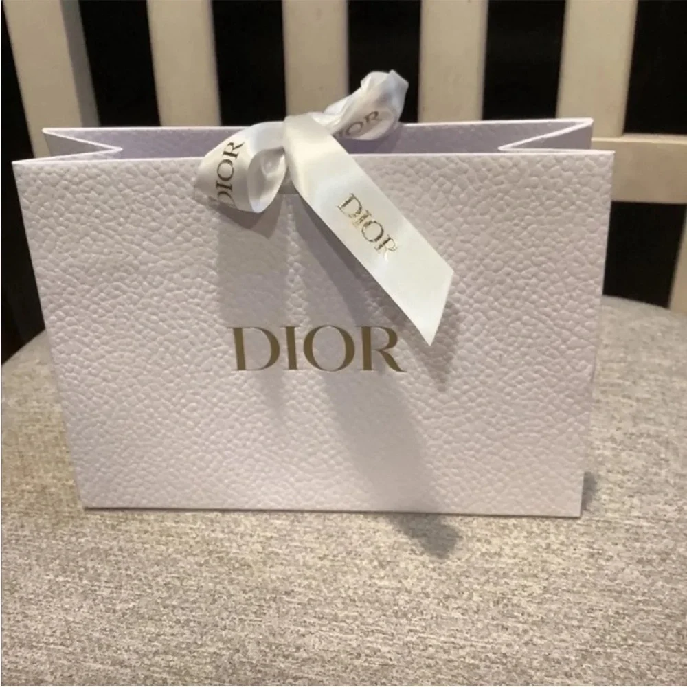 Authentic Dior Gift Bag with Ribbon - Set of 6